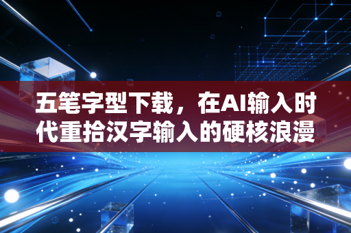 五笔字型下载，在AI输入时代重拾汉字输入的硬核浪漫