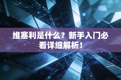 维塞利是什么？新手入门必看详细解析！