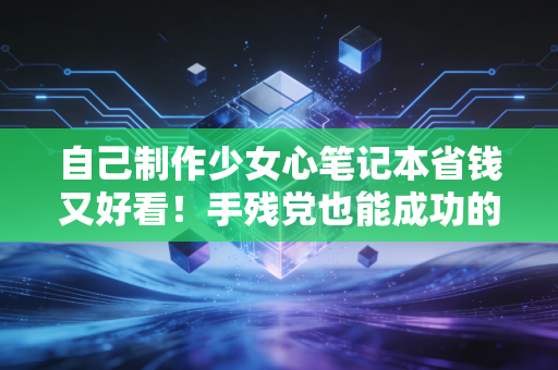自己制作少女心笔记本省钱又好看！手残党也能成功的秘诀