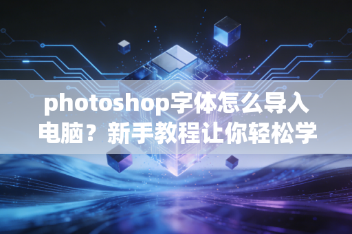 photoshop字体怎么导入电脑？新手教程让你轻松学会！