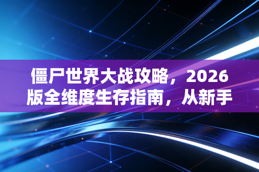 僵尸世界大战攻略，2026版全维度生存指南，从新手到尸潮主宰