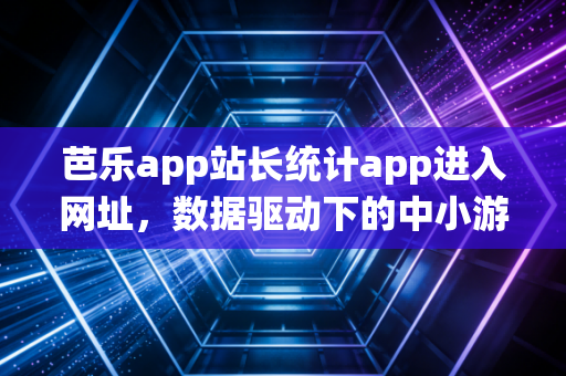 芭乐app站长统计app进入网址，数据驱动下的中小游戏开发者逆袭样本