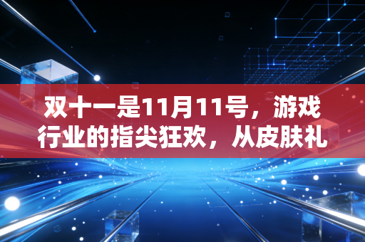 双十一是11月11号，游戏行业的指尖狂欢，从皮肤礼包到生态布局的生意进化