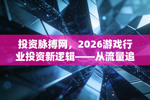 投资脉搏网，2026游戏行业投资新逻辑——从流量追逐到价值深耕的资本转向