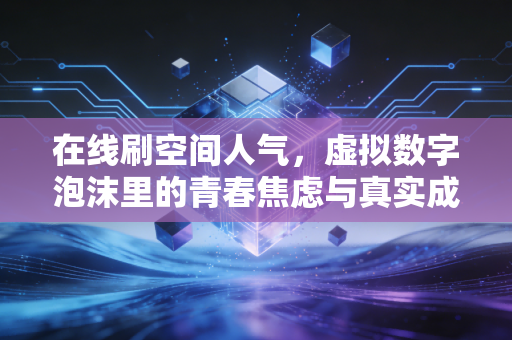 在线刷空间人气，虚拟数字泡沫里的青春焦虑与真实成长