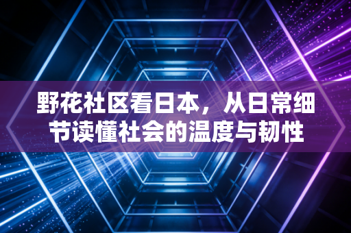 野花社区看日本，从日常细节读懂社会的温度与韧性