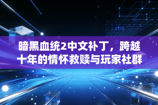 暗黑血统2中文补丁，跨越十年的情怀救赎与玩家社群的温度