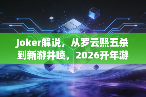 Joker解说，从罗云熙五杀到新游井喷，2026开年游戏圈的破局与共鸣