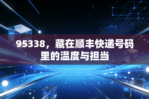 95338，藏在顺丰快递号码里的温度与担当