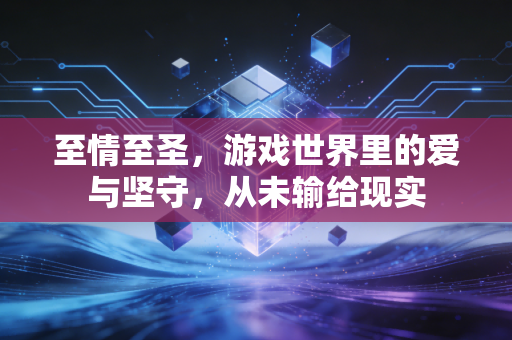 至情至圣，游戏世界里的爱与坚守，从未输给现实