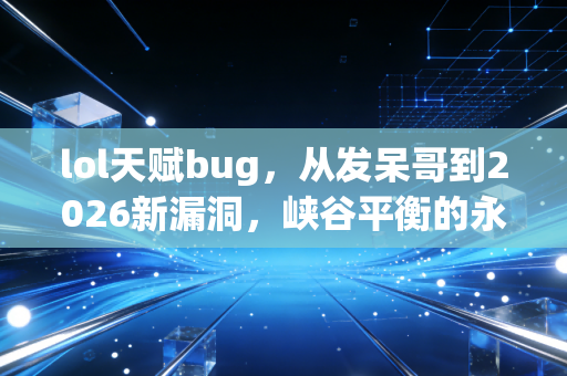 lol天赋bug，从发呆哥到2026新漏洞，峡谷平衡的永恒考题