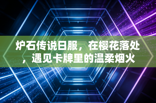 炉石传说日服，在樱花落处，遇见卡牌里的温柔烟火