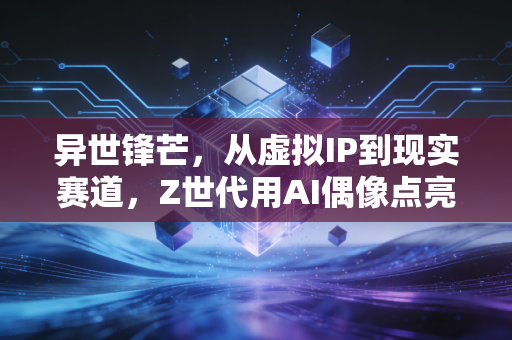异世锋芒，从虚拟IP到现实赛道，Z世代用AI偶像点亮文化创业路