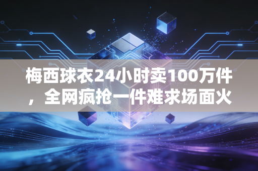 梅西球衣24小时卖100万件，全网疯抢一件难求场面火爆！