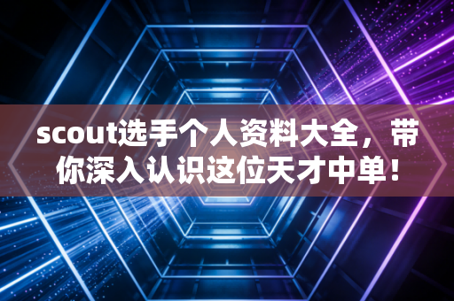 scout选手个人资料大全，带你深入认识这位天才中单！