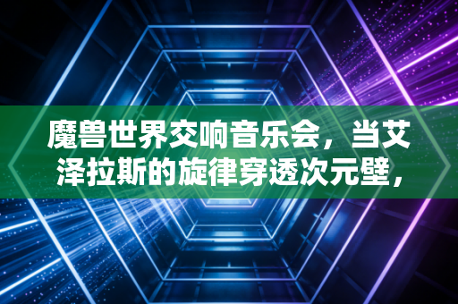 魔兽世界交响音乐会，当艾泽拉斯的旋律穿透次元壁，唤醒青春里的热血与温柔