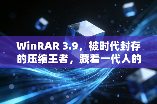 WinRAR 3.9，被时代封存的压缩王者，藏着一代人的数字青春