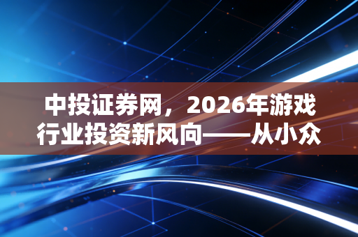 中投证券网，2026年游戏行业投资新风向——从小众品类爆发与技术迭代看增长新曲线