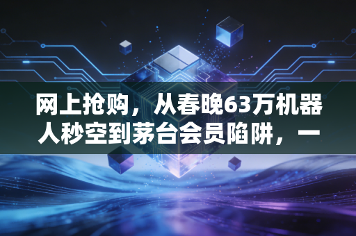 网上抢购，从春晚63万机器人秒空到茅台会员陷阱，一场被制造的全民消费焦虑