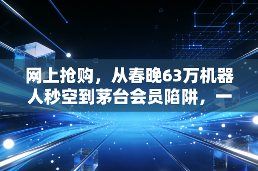 网上抢购，从春晚63万机器人秒空到茅台会员陷阱，一场被制造的全民消费焦虑