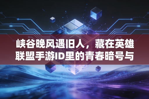 峡谷晚风遇旧人，藏在英雄联盟手游ID里的青春暗号与温暖重逢
