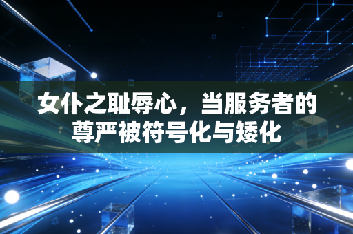 女仆之耻辱心，当服务者的尊严被符号化与矮化