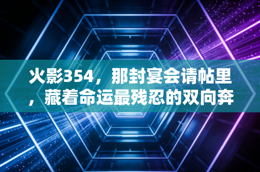 火影354，那封宴会请帖里，藏着命运最残忍的双向奔赴