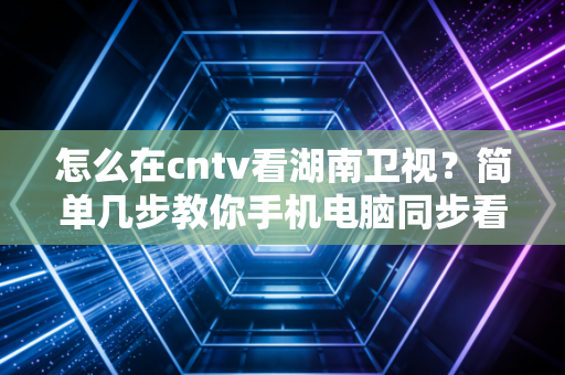 怎么在cntv看湖南卫视？简单几步教你手机电脑同步看