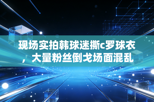 现场实拍韩球迷撕c罗球衣，大量粉丝倒戈场面混乱
