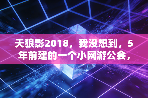 天狼影2018，我没想到，5年前建的一个小网游公会，现在成了一群人的网上养老院