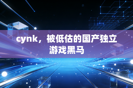 cynk，被低估的国产独立游戏黑马