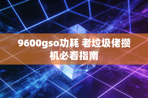 9600gso功耗 老垃圾佬攒机必看指南