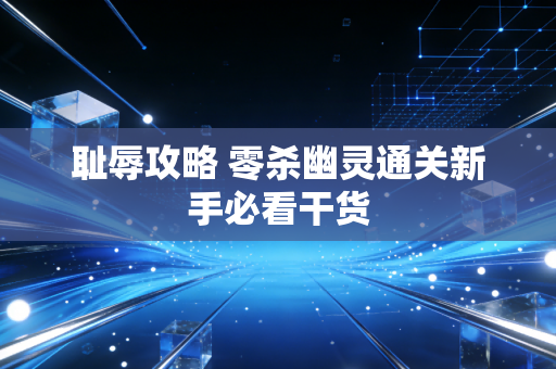 耻辱攻略 零杀幽灵通关新手必看干货