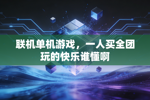 联机单机游戏,一人买全团玩的快乐谁懂啊