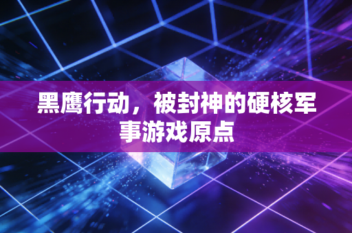 黑鹰行动，被封神的硬核军事游戏原点
