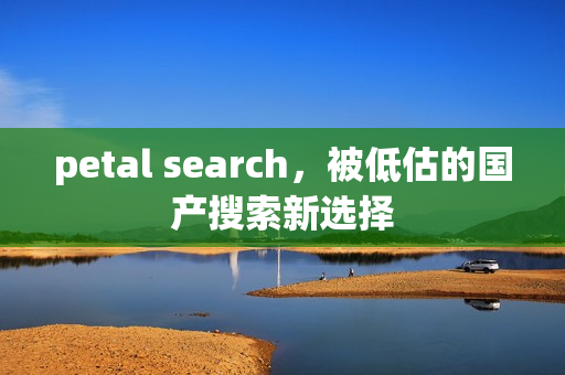 petal search，被低估的国产搜索新选择