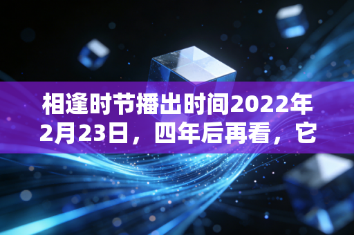 相逢时节播出时间2022年2月23日，四年后再看，它藏着我们这代人的中年困境