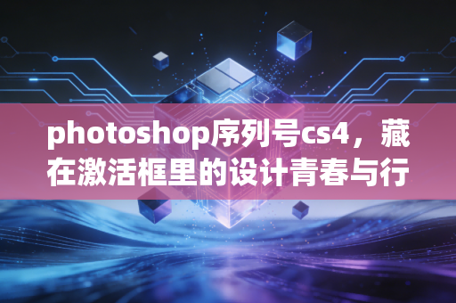 photoshop序列号cs4，藏在激活框里的设计青春与行业变迁