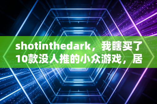 shotinthedark，我瞎买了10款没人推的小众游戏，居然挖到了今年最大的惊喜