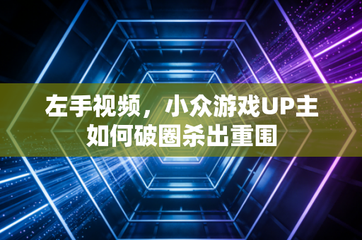 左手视频，小众游戏UP主如何破圈杀出重围
