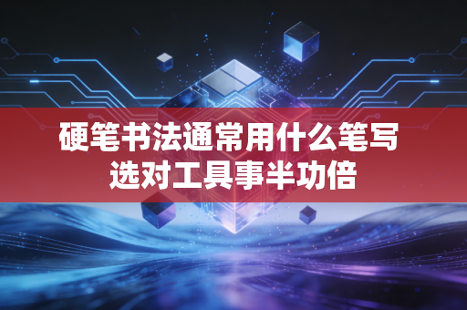 硬笔书法通常用什么笔写 选对工具事半功倍