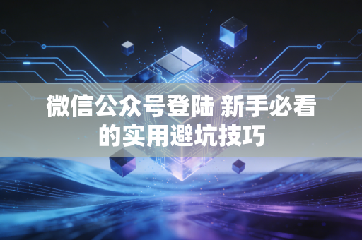 微信公众号登陆 新手必看的实用避坑技巧
