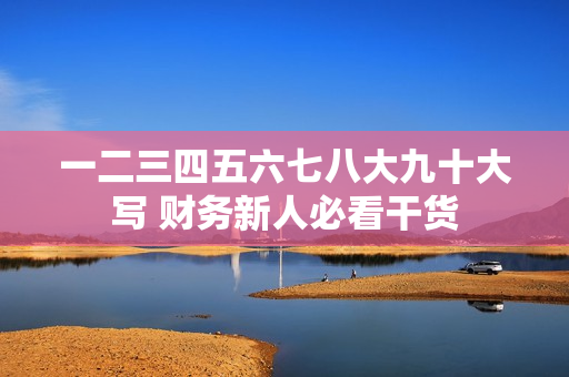 一二三四五六七八大九十大写 财务新人必看干货