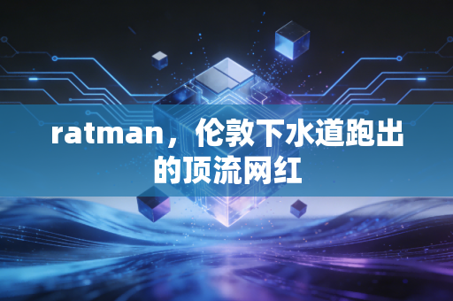 ratman,伦敦下水道跑出的顶流网红