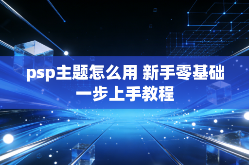 psp主题怎么用 新手零基础一步上手教程