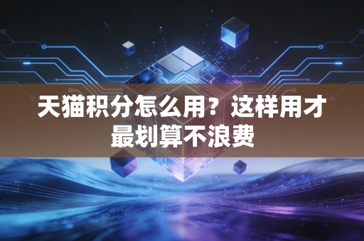 天猫积分怎么用？这样用才最划算不浪费