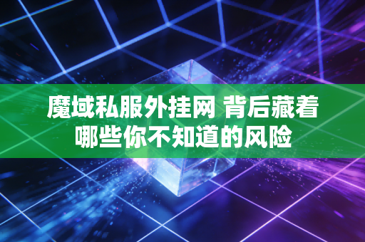 魔域私服外挂网 背后藏着哪些你不知道的风险