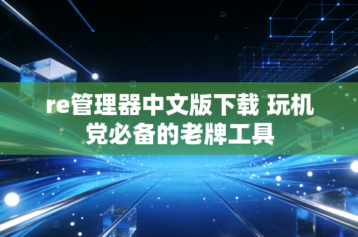 re管理器中文版下载 玩机党必备的老牌工具
