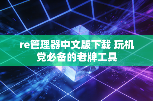 re管理器中文版下载 玩机党必备的老牌工具