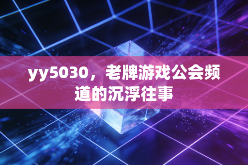 yy5030，老牌游戏公会频道的沉浮往事